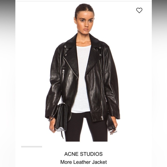 Acne Studios More leather jacket - Picture 1 of 7